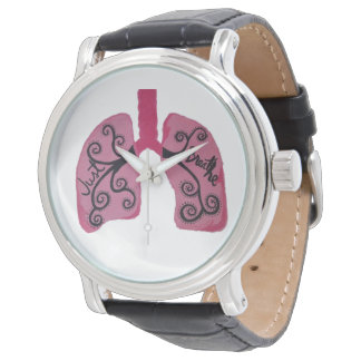 Atmen Sie einfach die Uhr