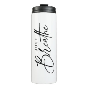 Atmen Sie einfach individuelle Tumbler-Tasse aus Thermosbecher
