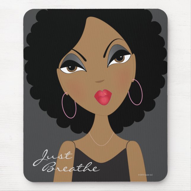 Atmen Sie einfach Mousepad (Vorne)