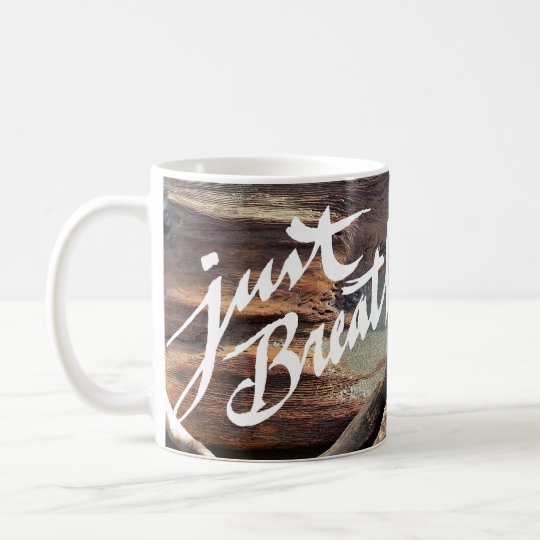 Atmen Sie einfach - Strand-Tasse Kaffeetasse