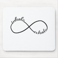 Atmen Sie Exhale Infinity Symbol T - Shirt Yogi