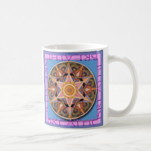 Atmen Sie in der Dankbarkeit Kaffeetasse
