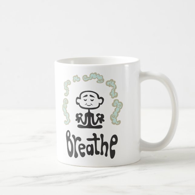 Atmen Sie Kaffeetasse (Rechts)