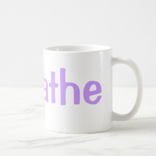 Atmen Sie Kaffeetasse