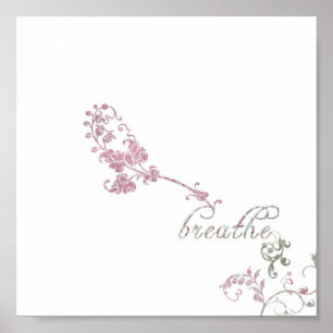 Atmen Sie Poster