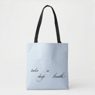 Atmen Sie tief ein Tasche