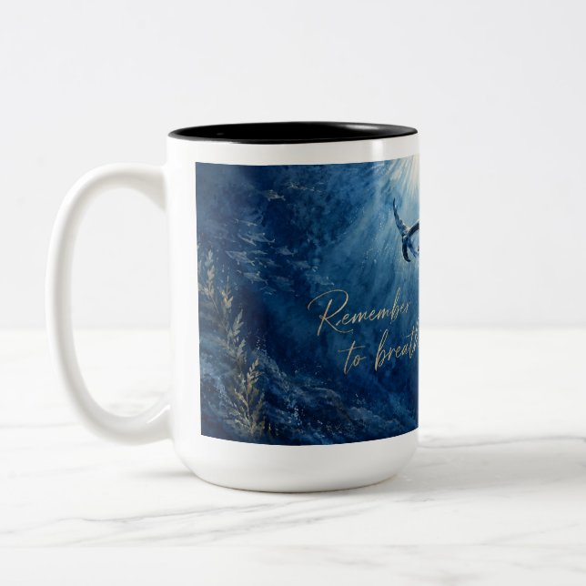 Atmen Zweifarbige Tasse (Links)