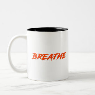 atmen zweifarbige tasse