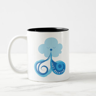 Atmen Zweifarbige Tasse