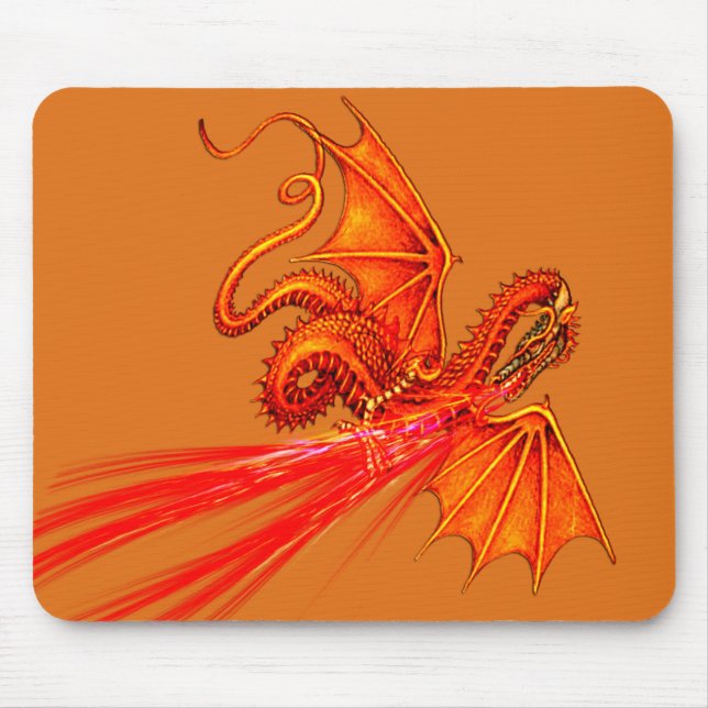 Atmenmousepad drache des Feuers Mousepad (Vorne)