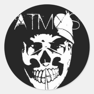 ATMOS-STICKER RUNDER AUFKLEBER