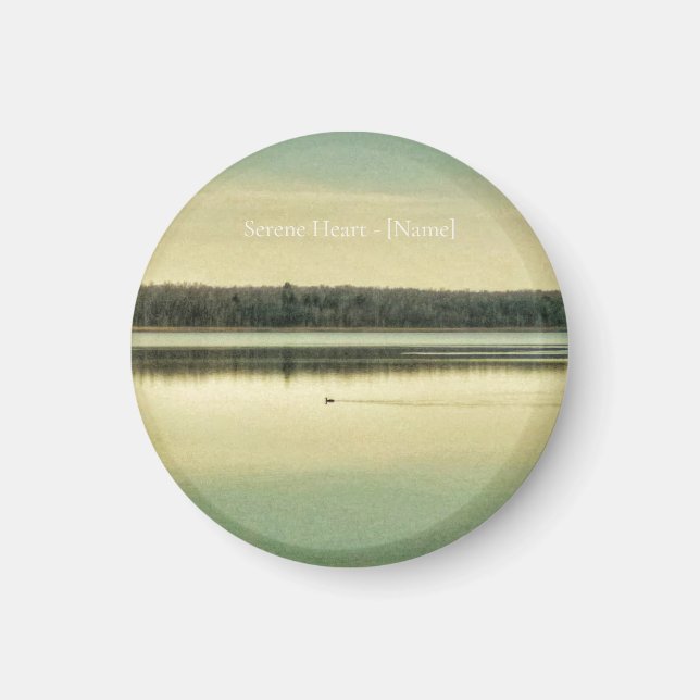 Atmosphäre der Natur Magnet — Anpassbar (Vorne)