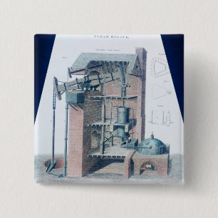 Atmosphärischer Dampf-Motor Button