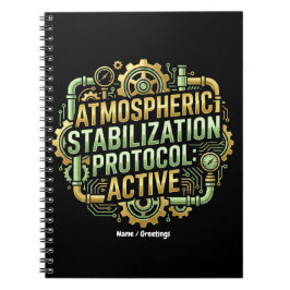 Atmosphärisches Stabilisierungsprotokoll aktiv  Notizblock