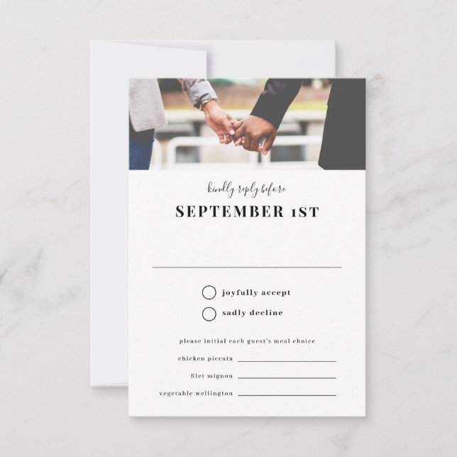 Atmosphere Foto Antwort mit der Wahl des Essens (Vorderseite)