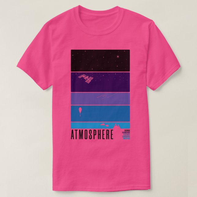 Atmosphere Layers Design  T-Shirt (Design vorne)