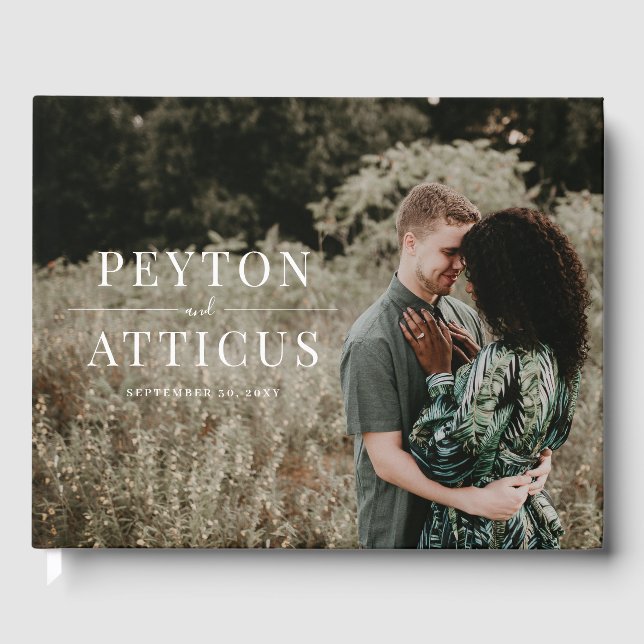 Atmosphere Verlobung Fotografie Hochzeit Gästebuch (Vorderseite)