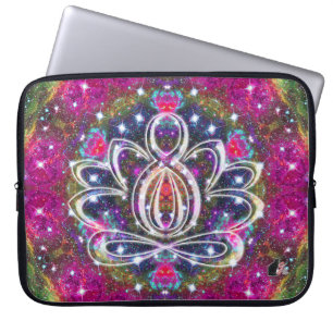 Atmospheric Zen Lotus Laptopschutzhülle
