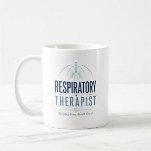Atmungstherapeut, der jeden Atemzug zählt  Kaffeetasse
