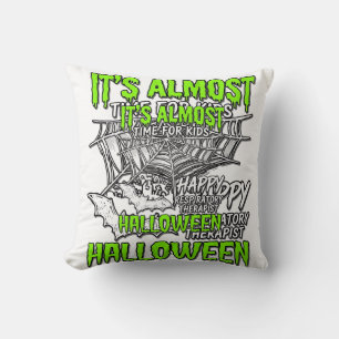 Atmungstherapeut Halloween Spinnennetz Design_ Kissen