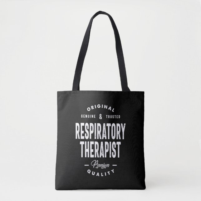 Atmungstherapeut Job Title Gift Tasche (Vorderseite)