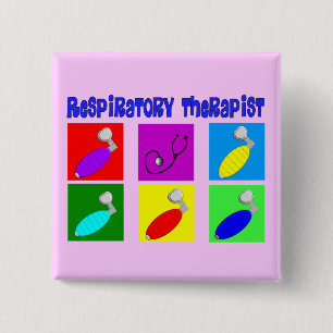 Atmungstherapeut-Pop-Kunst-Entwurfs-Geschenke Button