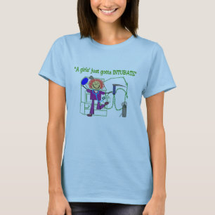 Atmungstherapeut-T - Shirt, "Gottal Intubate " T-Shirt