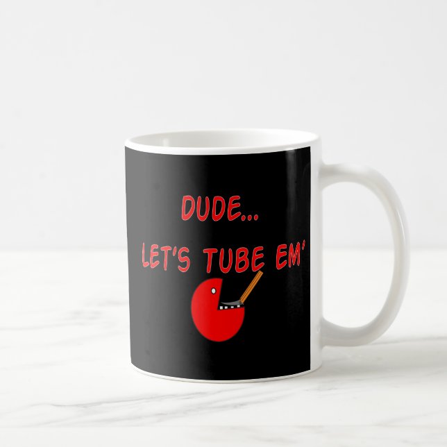 Atmungstherapeut-"Typ ließ uns Rohr Em'" Geschenke Kaffeetasse (Rechts)