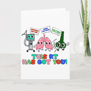 Atmungstherapeut Valentinstag Design Lunge  Karte
