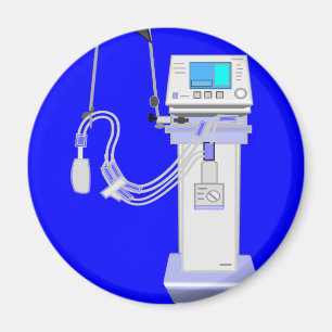 Atmungstherapeut-Ventilator-Entwurf Magnet