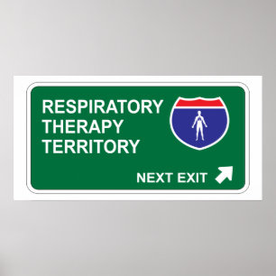 Atmungstherapie-folgender Ausgang Poster