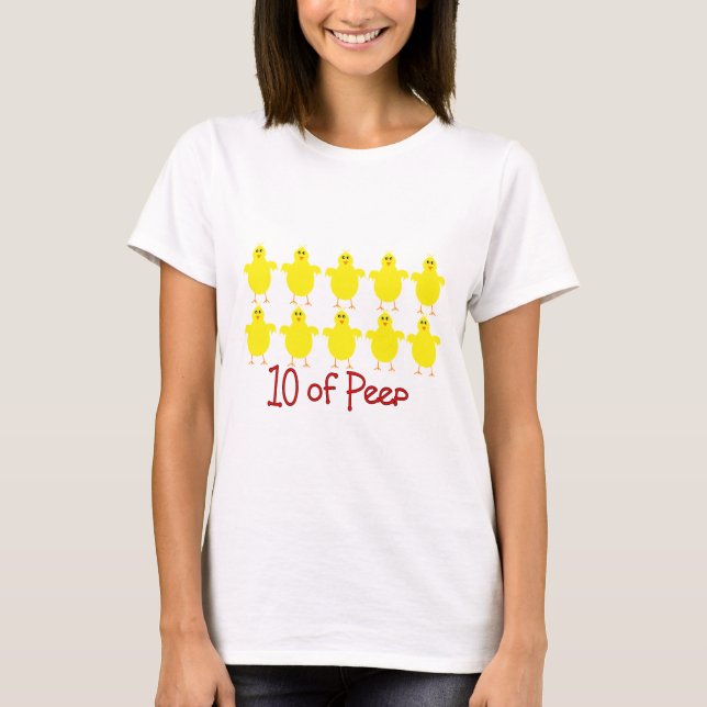 Atmungstherapie-Geschenke "10 des BLICKS" lustig T-Shirt (Vorderseite)