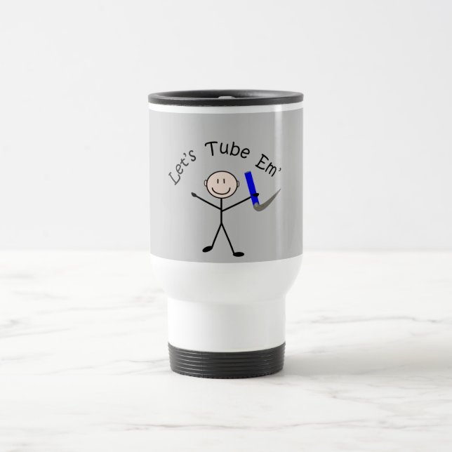 Atmungstherapie-Stock-Person "ließ uns Rohr-EM " Reisebecher (Mittel)