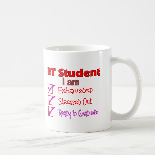Atmungstherapie-Student--Heraus betont! Kaffeetasse (Rechts)