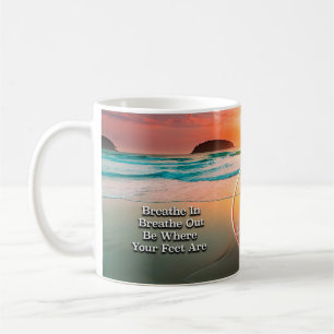 Atmungszug Ein- und Ausatmungs-Recovery-Slogan-Son Kaffeetasse