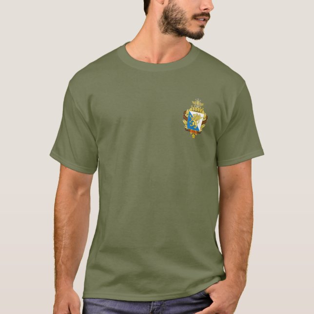 ATO Cross Tryzub Ukraine Volodymyr Zelensky Präsid T-Shirt (Vorderseite)
