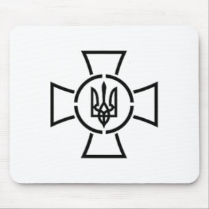 Ato Kreuz Tryzub Ukraine Wolodymyr Selenskyj Präsi Mousepad