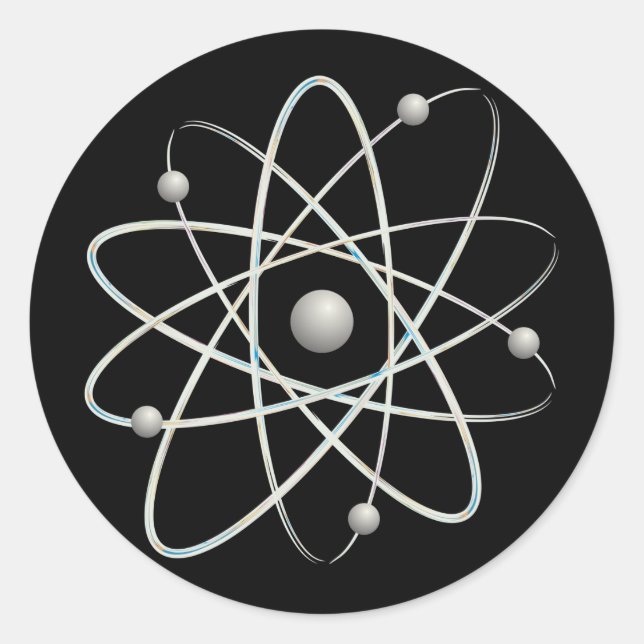 Atom (007) - Aufkleber (Vorderseite)