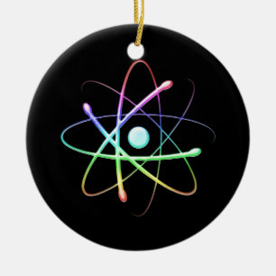 Atom (008) keramik ornament