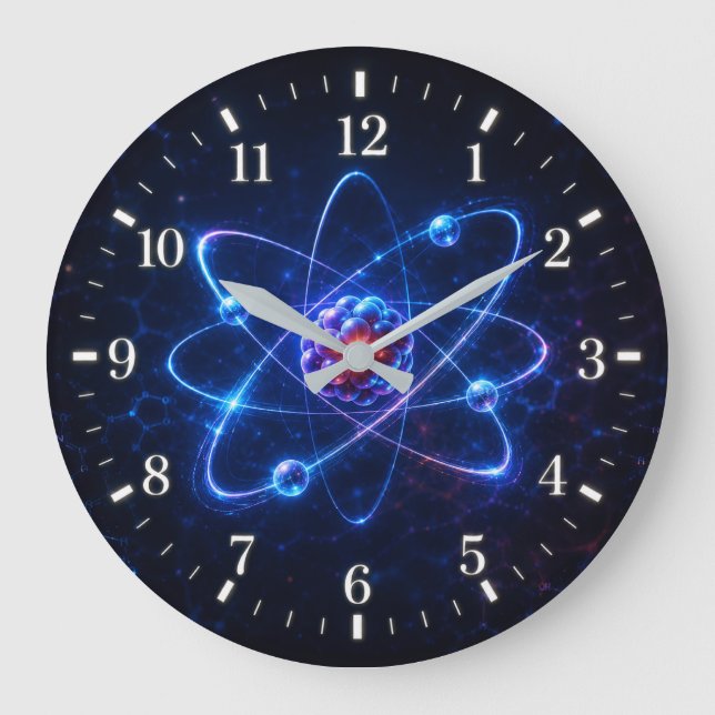 Atom 2026 Watch Große Wanduhr (Vorderseite)