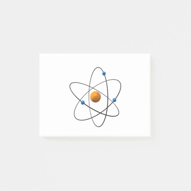Atom 2 post-it klebezettel (Vorderseite)