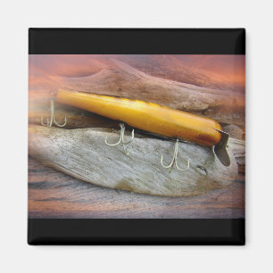 Atom A40 Vintage Salzwasserfischerei Magnet