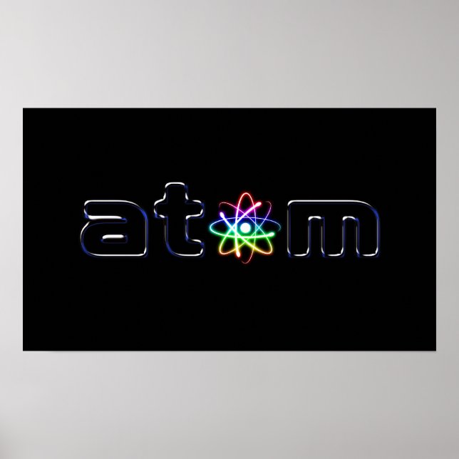 Atom - einzigartiges Poster (Vorne)