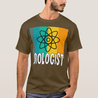 Atom Molecule Wissenschaftsbiologie Lehrer Geschen T-Shirt