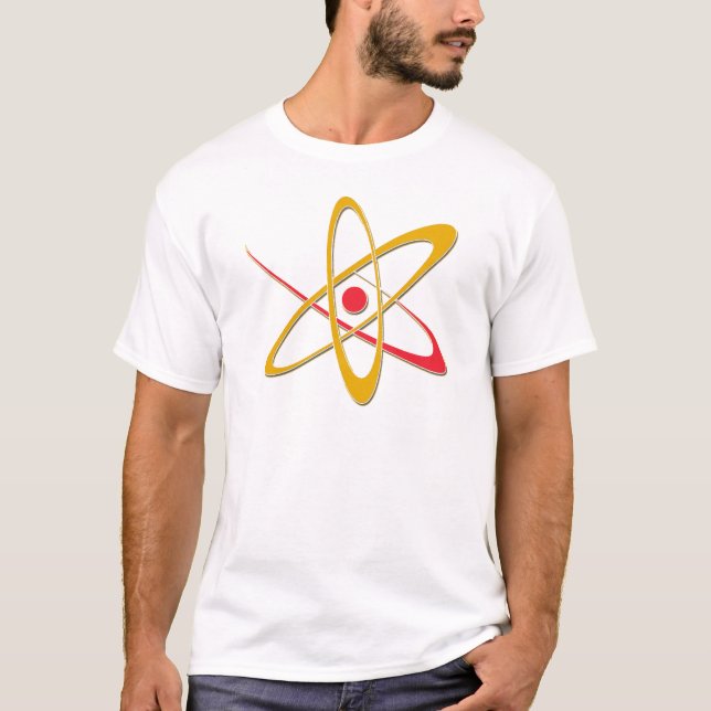 Atom oder Atomentwurfs-T-Shirts, Krawatten und T-Shirt (Vorderseite)