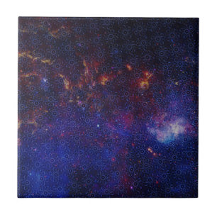 Atom Pattern Fliese