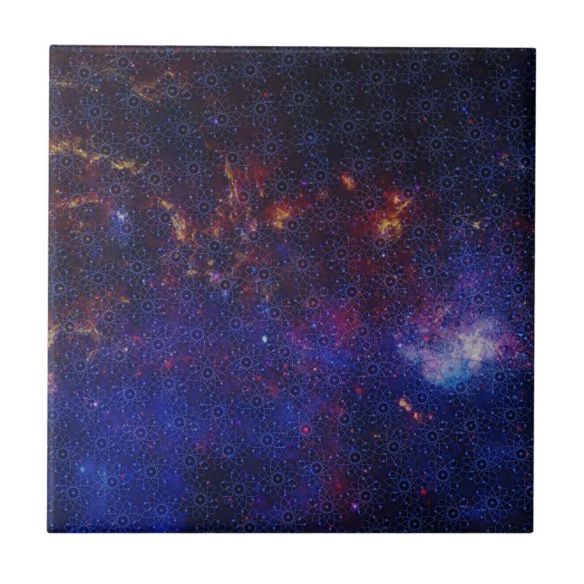 Atom Pattern Fliese (Vorderseite)