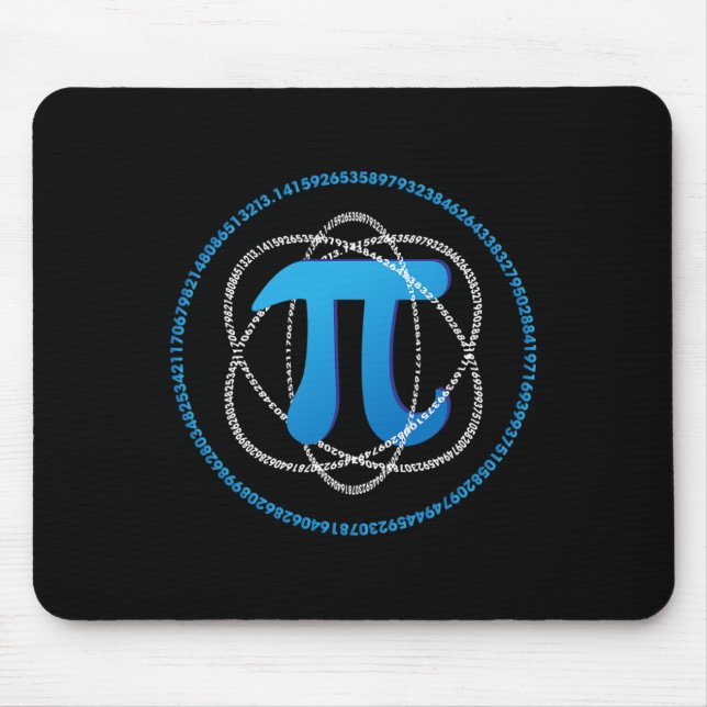 Atom Pi Day Math Science Lover Geschenk Mousepad (Vorne)