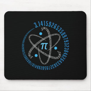 Atom Pi Math Science Stem Gift 3,14 Pi Day Mousepad