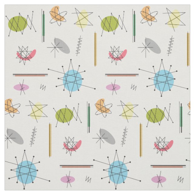 Atom-Pop Stoff (Muster)